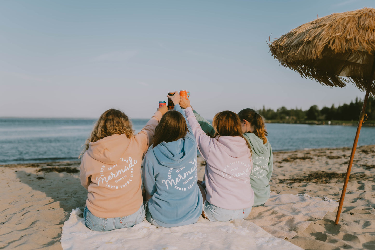 south shore hoodie (dusty pink)