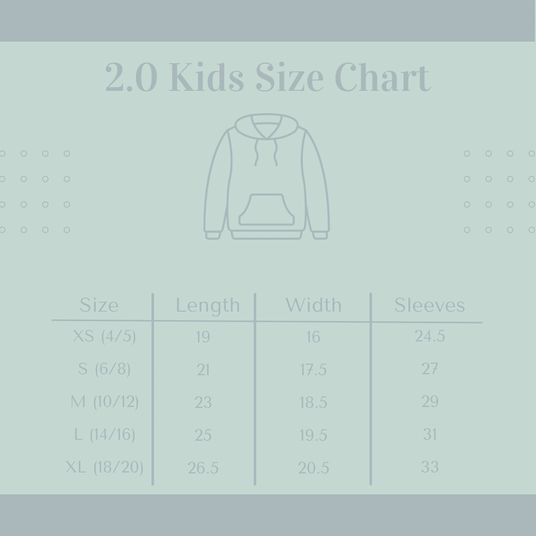 kids south shore hoodie 2.0 (light blue)