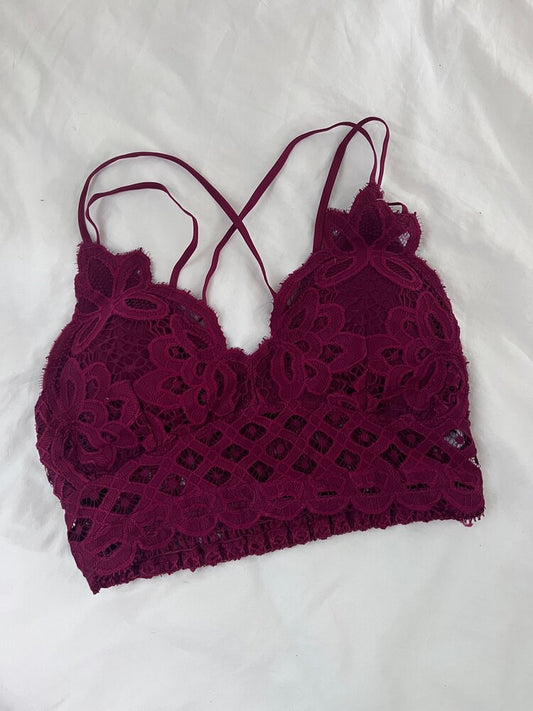 breanna bralette in wine