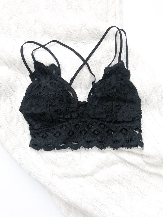 breanna bralette in black