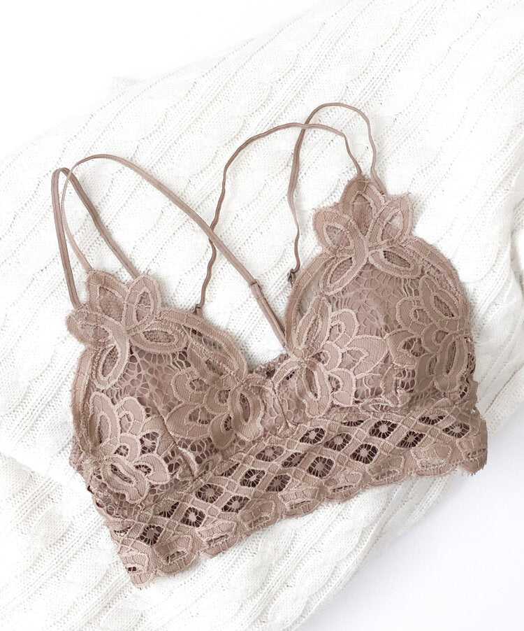 breanna bralette in cocoa