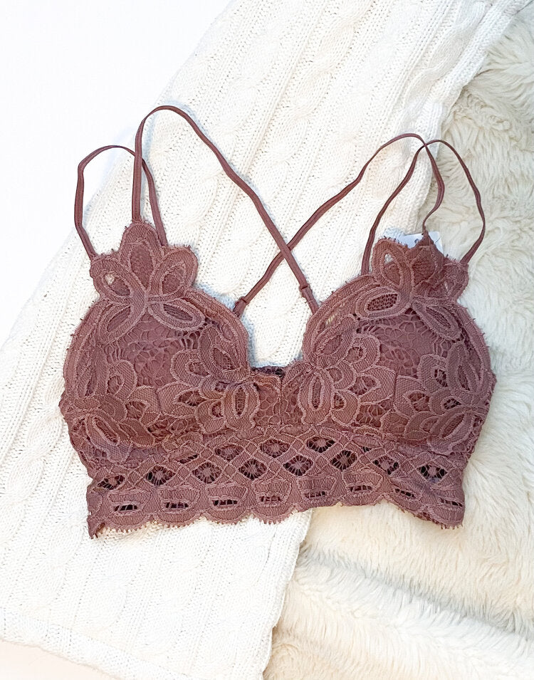 breanna bralette in dusty mauve