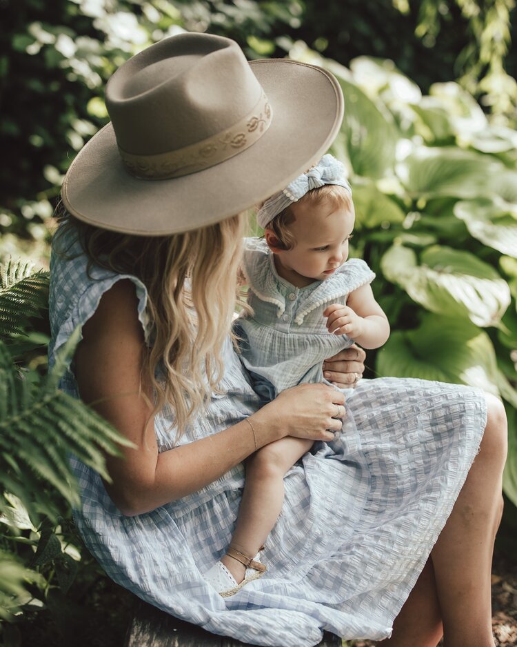 gingham love dress