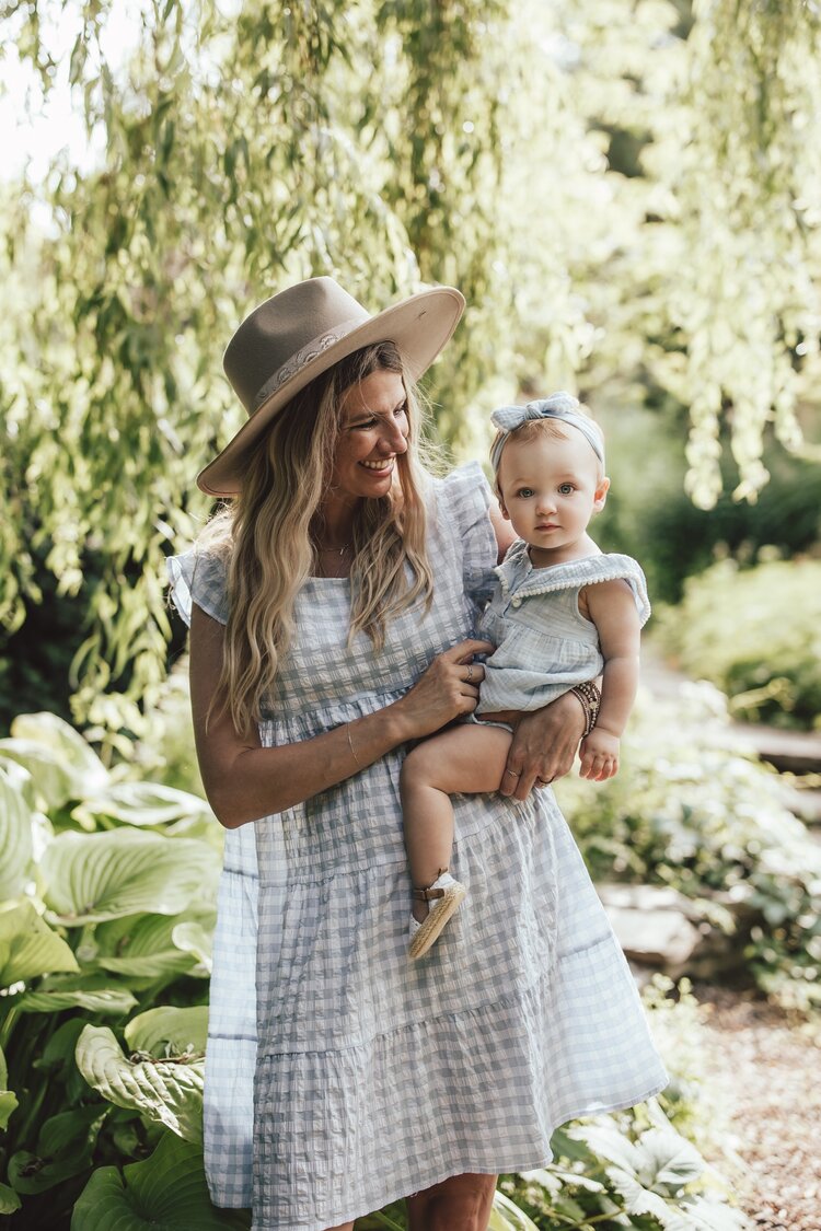 gingham love dress