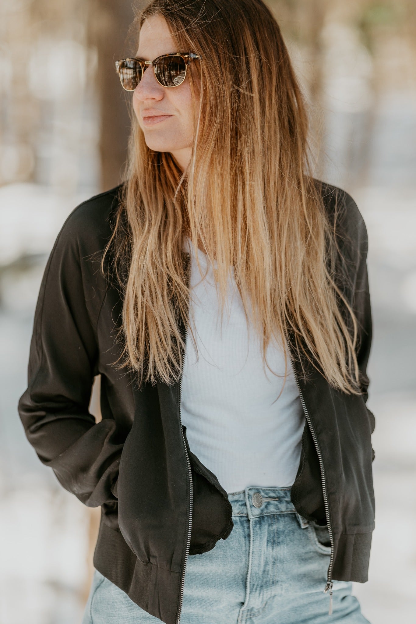 satin bomber